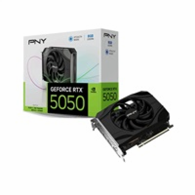PNY VGA Nvidia GeForce RTX 5050 8GB Single Fan, RTX 5050,...