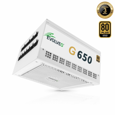 EVOLVEO G650, 650W/ ATX 3.1/ 80+ GOLD/ Modular