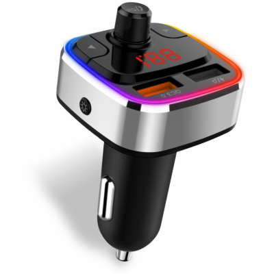 Connect IT CarRGB Bezdrátový FM transmitter, 2xUSB + Micr...