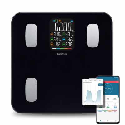 Salente MaxFit, chytrá osobní diagnostická fitness váha, ...