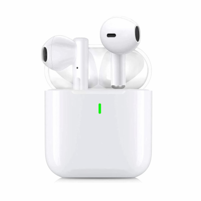 DeTech Bezdrátová TWS sluchátka Earbuds Pro8 – bílá Bezdr...
