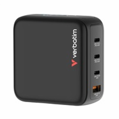 VERBATIM Mini GaN Nabíječka s displejem 140W, 3xUSB-C, 1x...