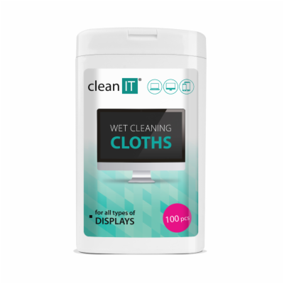 CLEAN IT vlhčené čisticí utěrky na displaye a lesklé ploc...
