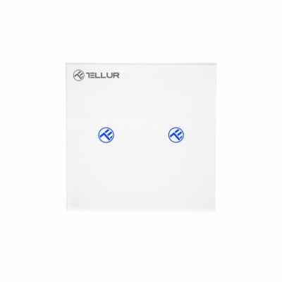 Tellur WiFi Smart Spínač, 2 porty, 1800 W, 10 A, bílý