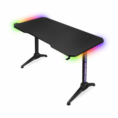 Connect IT NEO+ herní stůl s RGB podsvícením - černá Conn...