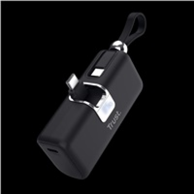 TRUST PACTO 5000 PD POCKET POWERBANK BLK