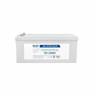 Baterie gelová 12V 220Ah V-PRO ULTRA SOLAR DEEP CYCLE