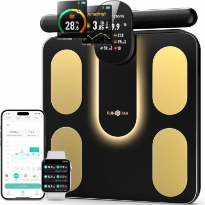 RunStar 8E SmartScan Pro Body Fat Scale, Diagnostická oso...