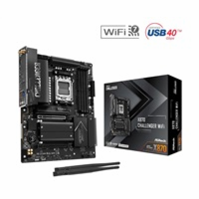 MB Asrock X870 Challenger WiFi /AM5/4xDDR5/M.2/W7+BT5.4/H...