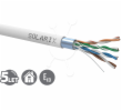 Solarix SXKD-5E-FTP-PVC CAT5e, FTP PVC, drát, 305m, šedý Solarix Instalační kabel CAT5E FTP PVC Eca 305m/box