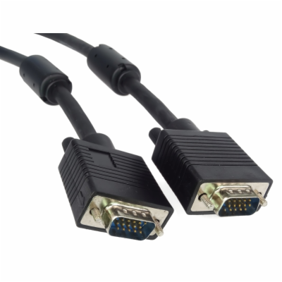 PREMIUMCORD Kabel VGA propojovací 15m HQ (HD15M/M, DDC2, ...