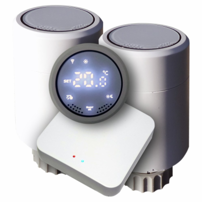XTENDLAN THL03 Tuya chytrý set brána Zigbee + 2x termosta...
