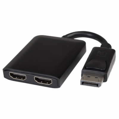 PremiumCord MST adaptér DisplayPort 1.2 - 2x HDMI, rozšíř...