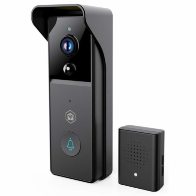 NEDIS Wi-Fi chytrý dveřní videotelefon/ 2304x1296 / 3Mpix...