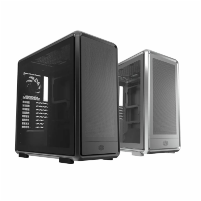 Cooler Master case MasterFrame 600 Mesh Silver ARGB, Průh...