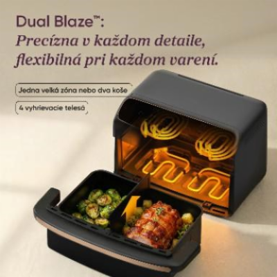 Cosori Dual Blaze Twin Fry Compact, černá