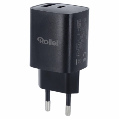 Rollei nabíjecí adapter/ 1x USB-C/ 1x USB-A/ 30 W
