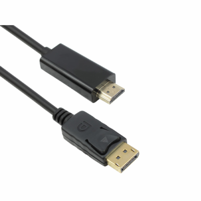 DeTech Kabel propojovací DisplayPort - HDMi 1,8m   Kabel ...