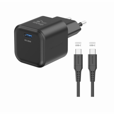 Swissten síťový adaptér gan 1x usb-c 35w power delivery č...
