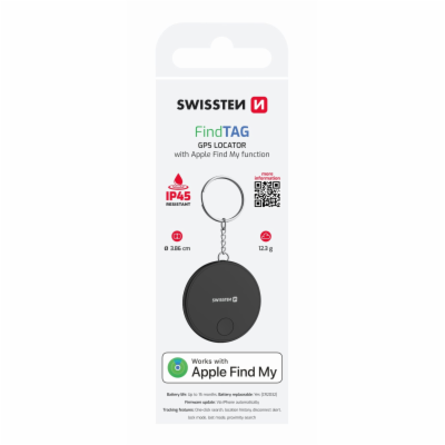 Swissten  Find Tag Chytrý Lokátor s Funkcí Apple Find My ...