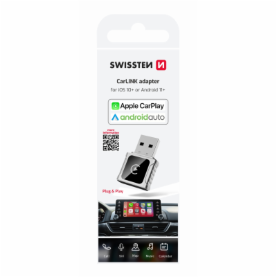 Swissten Carlink Adapter - Apple Carplay / Android Auto (...