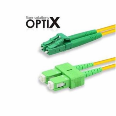 OPTIX SC/APC-LC/APC patch cord 09/125 1m duplex G657A 1,8mm