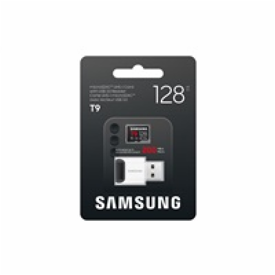 SAMSUNG T9 microSDXC 128GB + USB Adaptér / CL10 UHS-I U3 ...