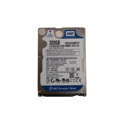 WD Western Digital Scorpio Blue WD3200BPVT 320 GB 2,5" SA...