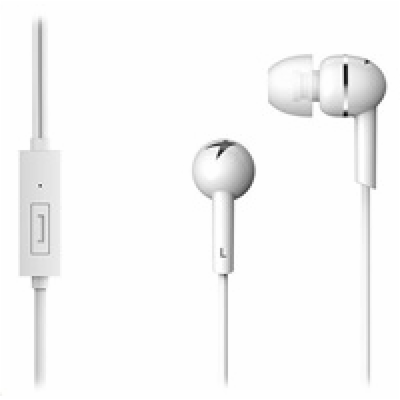 GENIUS headset HS-M300/ bílý/ 4pin 3,5 mm jack
