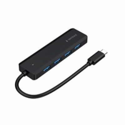 GEMBIRD Rozbočovač USB 3.1 (Gen 1) typu C Gembird, 4portový