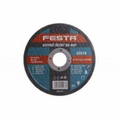 Festa Kotouč na kov řezný O 115 x 1,6 x 22,2 mm