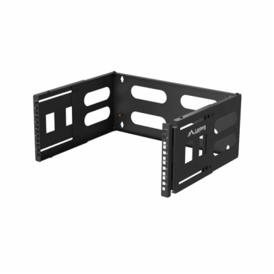 SKLÁDACÍ DRŽÁK PRO MONTÁŽ NA STĚNU 19" 4U 497X400/240 ČER...