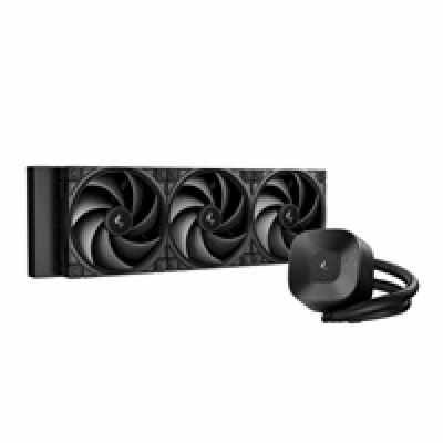 DEEPCOOL Vodní chladič LE360 V2 ZERO DARK, 3x120mm, ARGB,...
