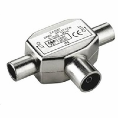 PremiumCord TV antenní slučovač-rozbočovač IEC 75 Ohm 1xF...