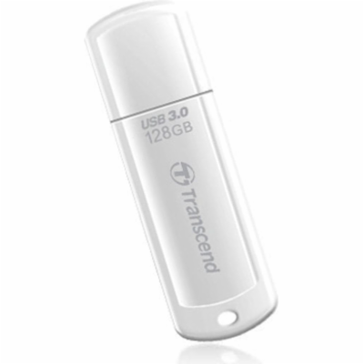 Transcend 128GB JetFlash 730 USB 3.1 flash disk, bílý