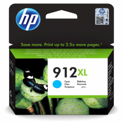HP 912XL originální inkoustová kazeta azurová 3YL81AE HP ...