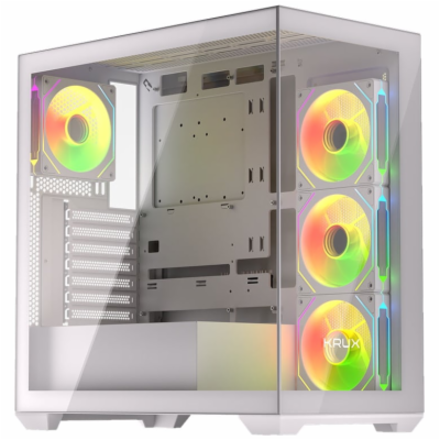 Krux skříň Exo / ATX / 4x120mm RBG fan / 2xUSB 2.0 / USB-...