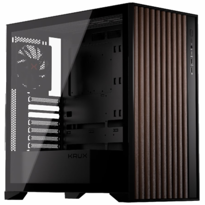 Krux skříň Palum / ATX / 2x120 mm fan / 2xUSB 2.0 / USB-C...