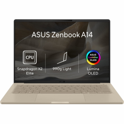 ASUS Zenbook A14 - Snapdragon X2 Elite X2E88100/16GB/512G...