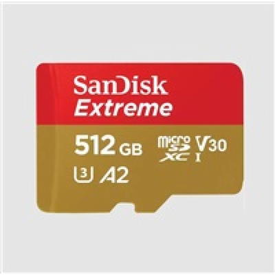 SanDisk micro SDXC karta 512GB Extreme (190 MB/s Class 10...
