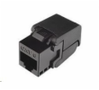 Solarix keystone c6 UTP RJ45 černý samořezný  SXKJ-6-UTP-BK-SA