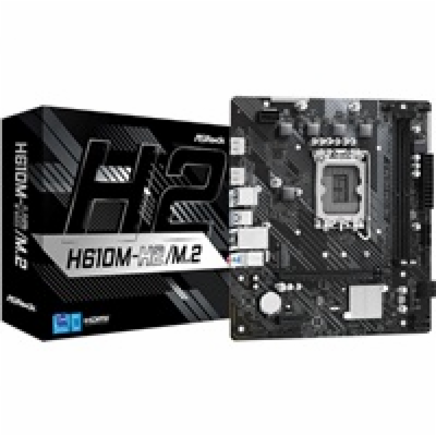 ASRock MB Sc LGA1700 H610M-H2/M.2, Intel H610, 2xDDR4, 2x...