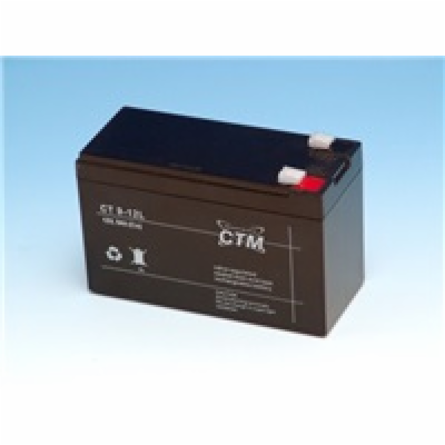 Baterie - CTM CT 12-9L (12V/9Ah - Faston 250), životnost ...