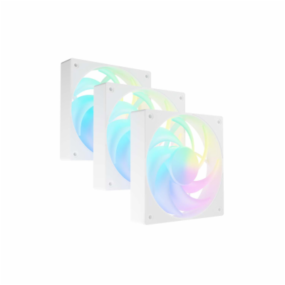 Ventilátor FURY SAI S12 ARGB PWM, 3-Pack, Bílý