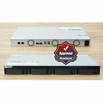 QNAP TS-435XeU-4G (2,2GHz, 4GB RAM, 4x SATA, 2x M.2 NVMe,...