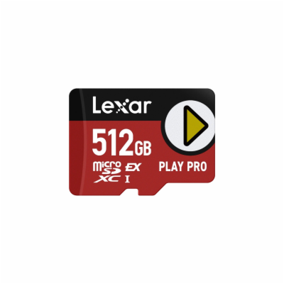 Lexar paměťová karta 512GB PLAY PRO microSDXC™ Express 7,...