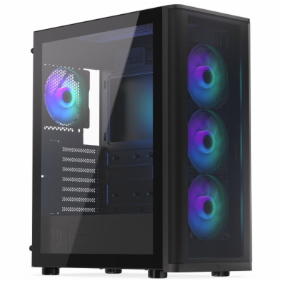 Endorfy skříň Ventum 400 ARGB / ATX / 4x120mm ARGB fan / ...