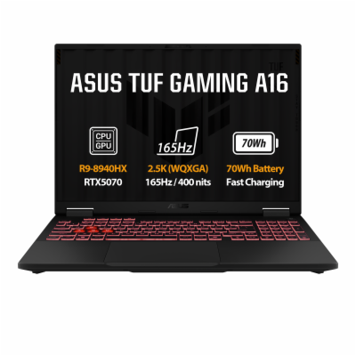 ASUS TUF Gaming A16 - Ryzen 9 8940HX/32GB/1TB SSD/RTX 507...