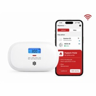 X-Sense XC0C-iR Wi-fi detektor oxidu uhelnatého s vyměnit...
