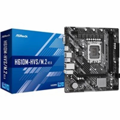 ASRock MB Sc LGA1700 H610M-HVS/M.2 R2.0, Intel H610, 2xDD...